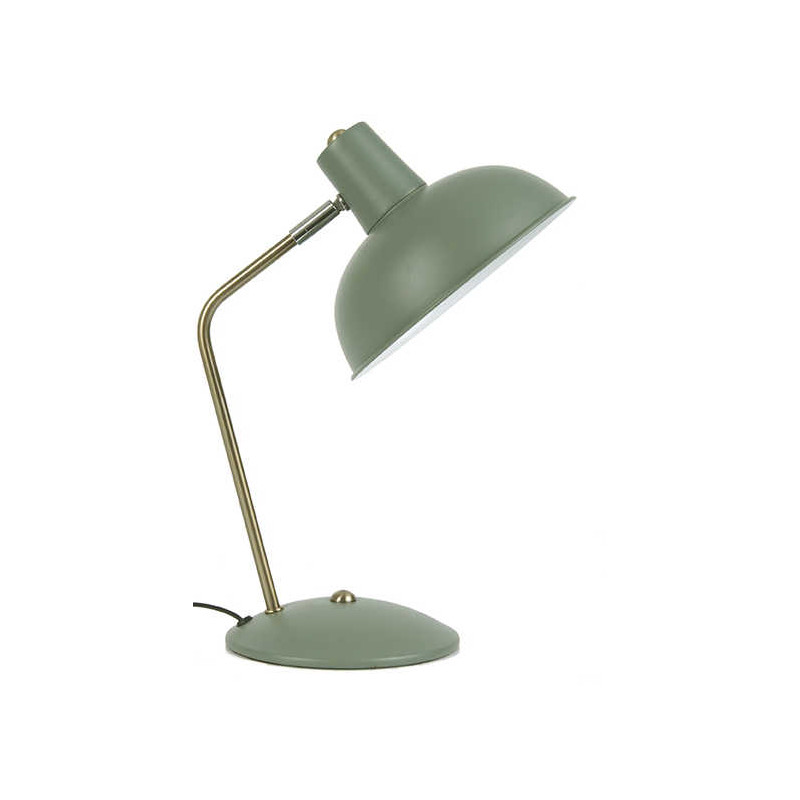 Lampe de bureau verte orientable en...