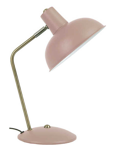 Lampe de bureau rose orientable en fer H38 cm Hood