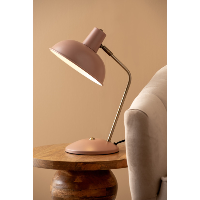 Lampe de bureau rose orientable en...