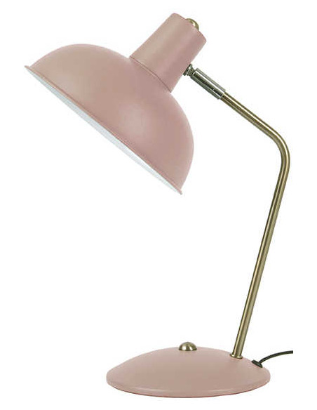 Lampe de bureau rose orientable en fer H38 cm Hood
