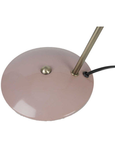 Lampe de bureau rose orientable en fer H38 cm Hood