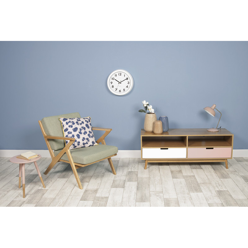Lampe de bureau rose orientable en...
