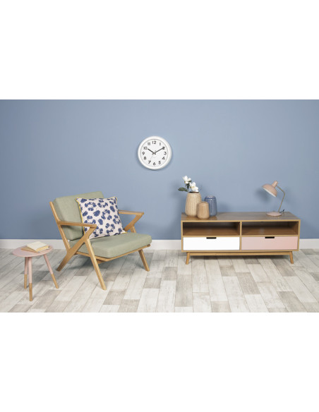 Lampe de bureau rose orientable en fer H38 cm Hood