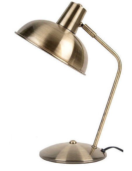 Lampe de bureau dorée orientable en fer H38 cm Hood  - 3