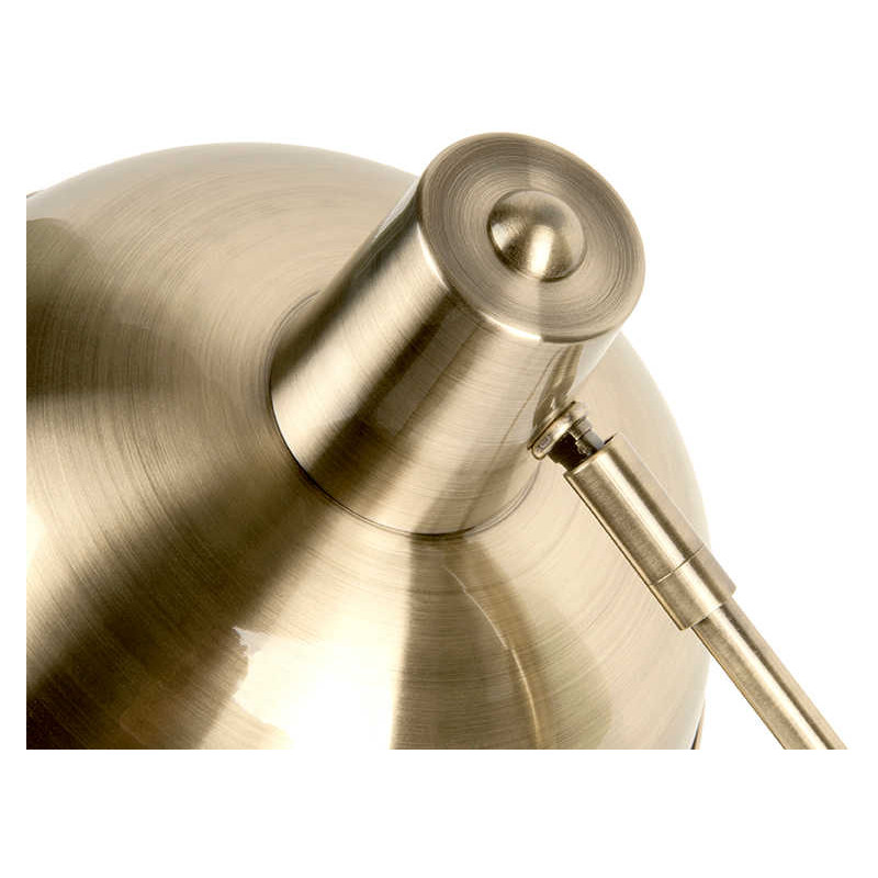 Lampe de bureau dorée orientable en fer H38 cm Hood  - 5