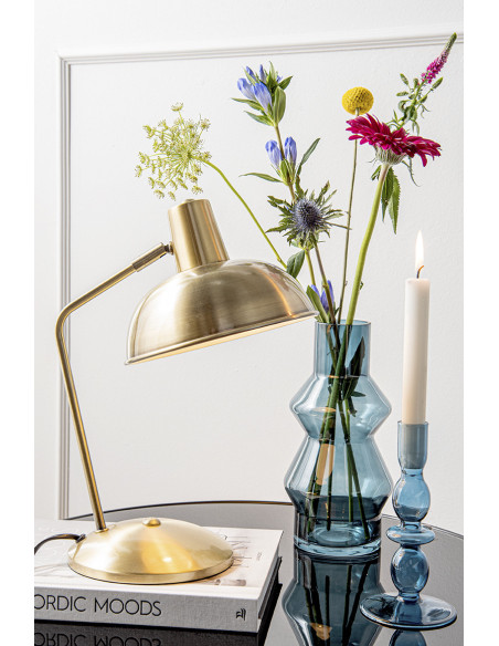 Lampe de bureau dorée orientable en fer H38 cm Hood  - 6