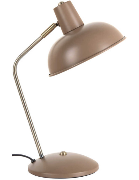 Lampe de bureau marron orientable en fer H38 cm Hood