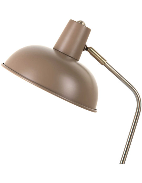 Lampe de bureau marron orientable en fer H38 cm Hood