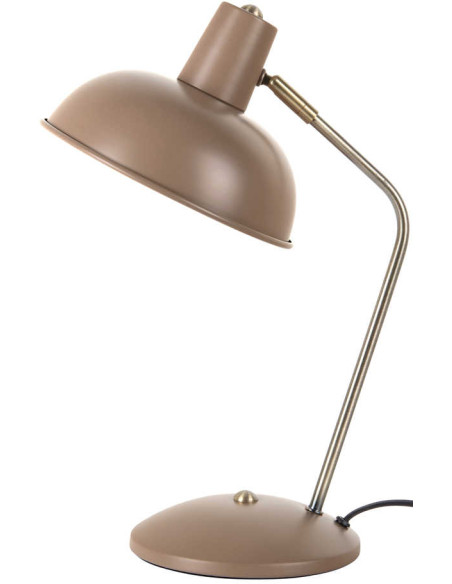 Lampe de bureau marron orientable en fer H38 cm Hood