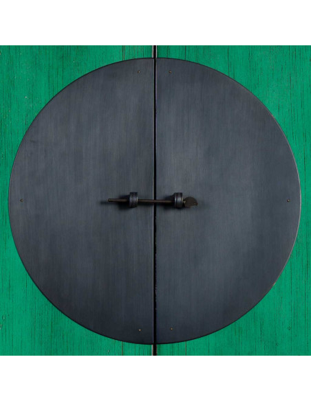 Armoire chinoise verte en bois 2 portes 194 cm Pingyao