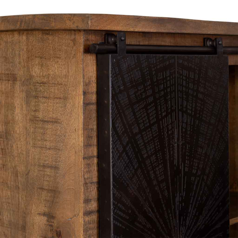 Armoire industrielle en manguier et...