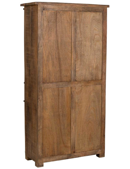 Armoire industrielle en manguier et fer 100 cm Sheffield