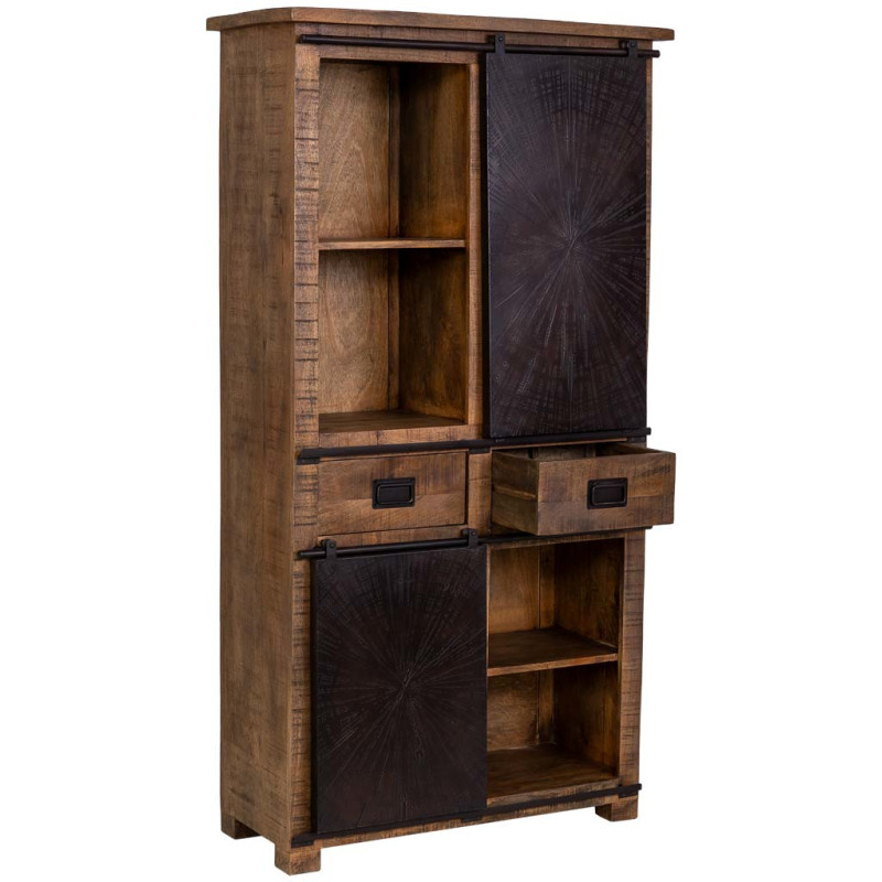 Armoire industrielle en manguier et...