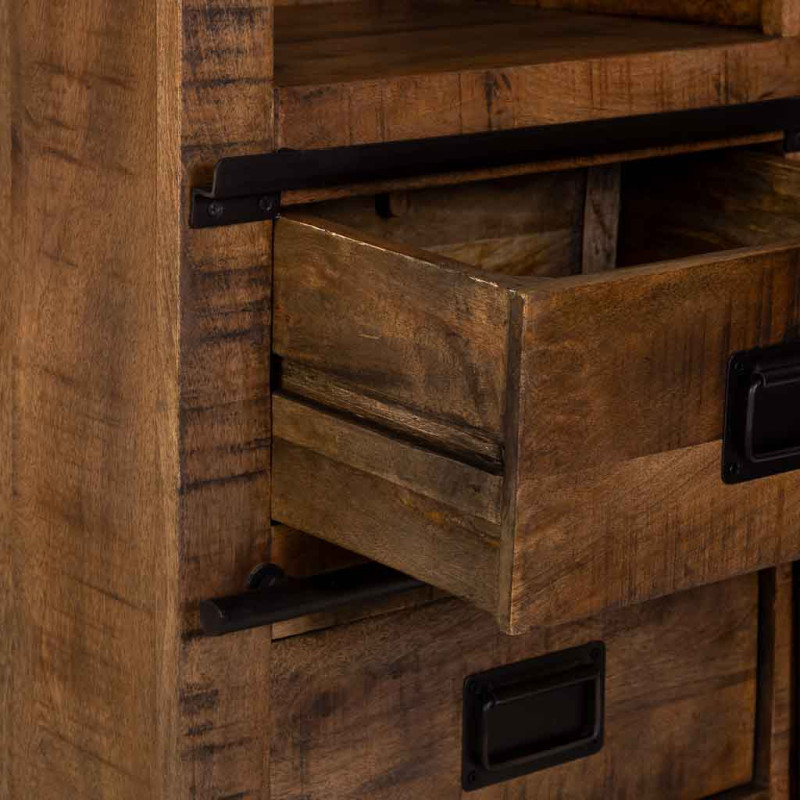Armoire industrielle en manguier et...