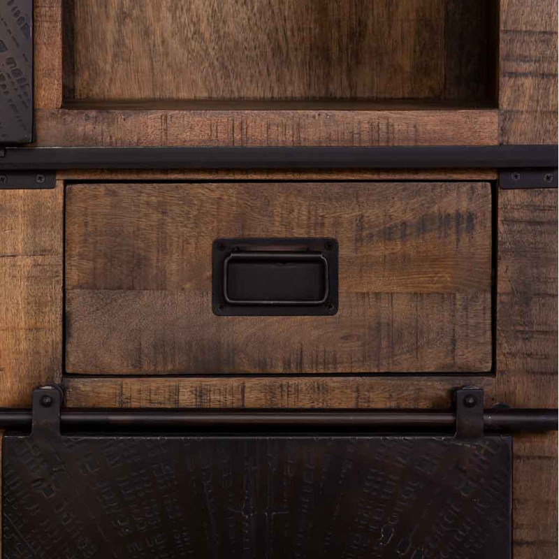 Armoire industrielle en manguier et...