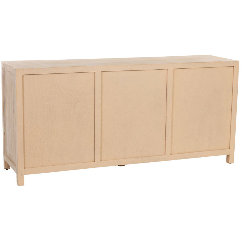 Buffet beige 2 portes 3 tiroirs en...