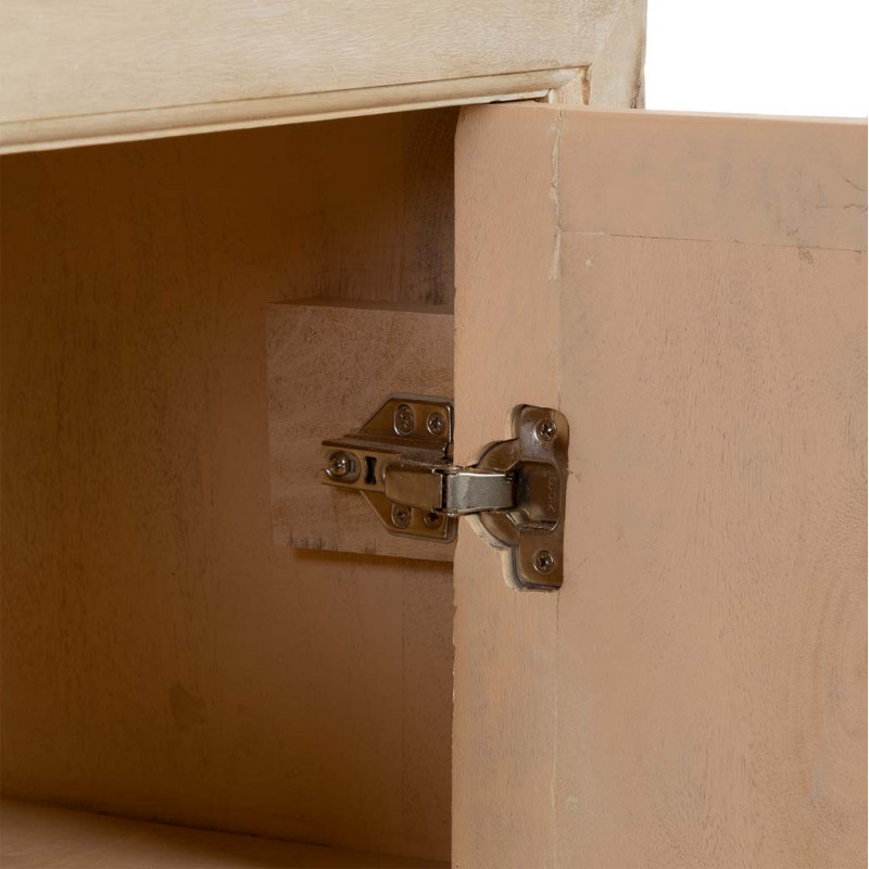 Buffet beige 2 portes 3 tiroirs en...