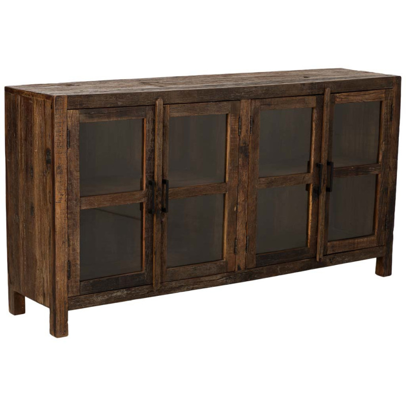 Buffet vitrine bois de manguier...