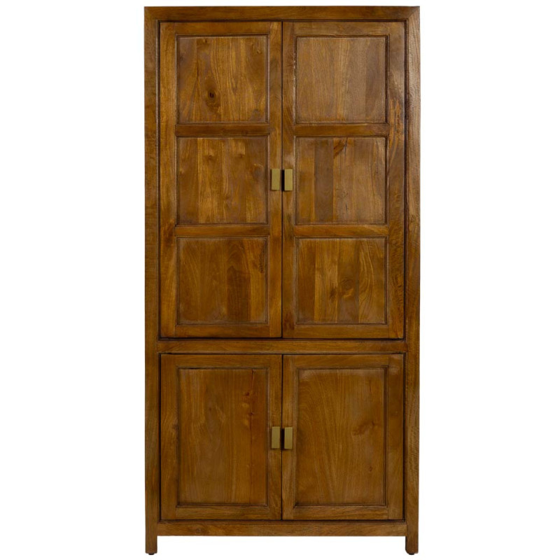 Armoire bois de manguier marron 4...