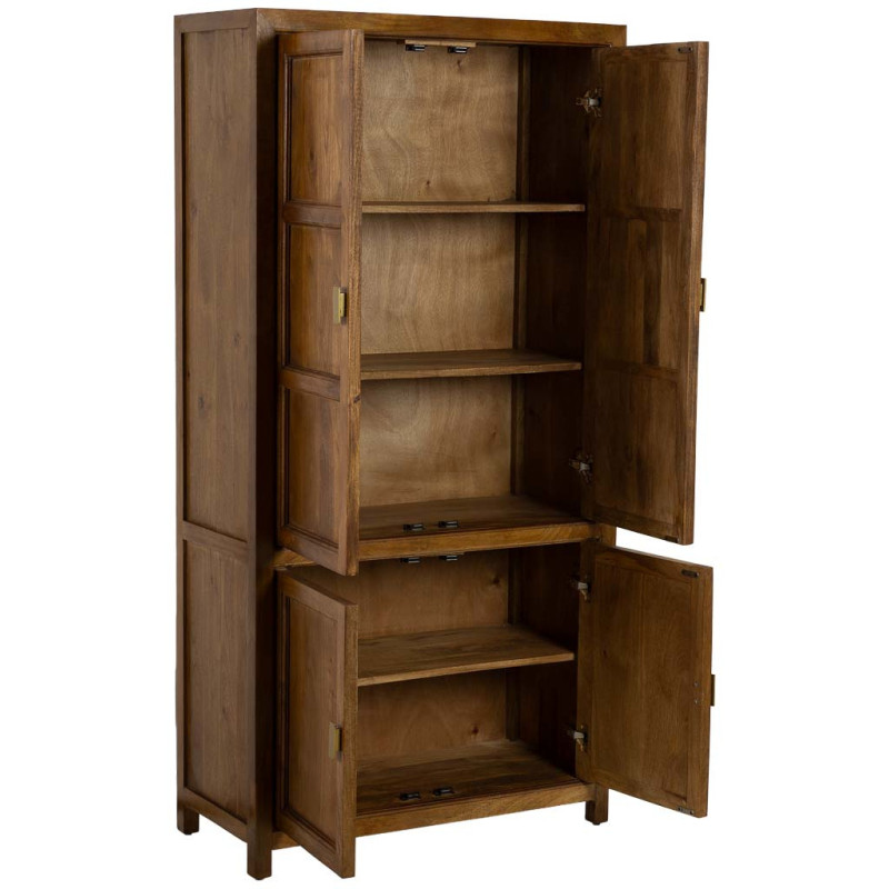 Armoire bois de manguier marron 4...
