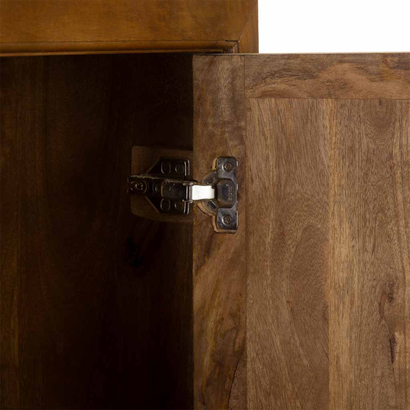 Armoire bois de manguier marron 4...