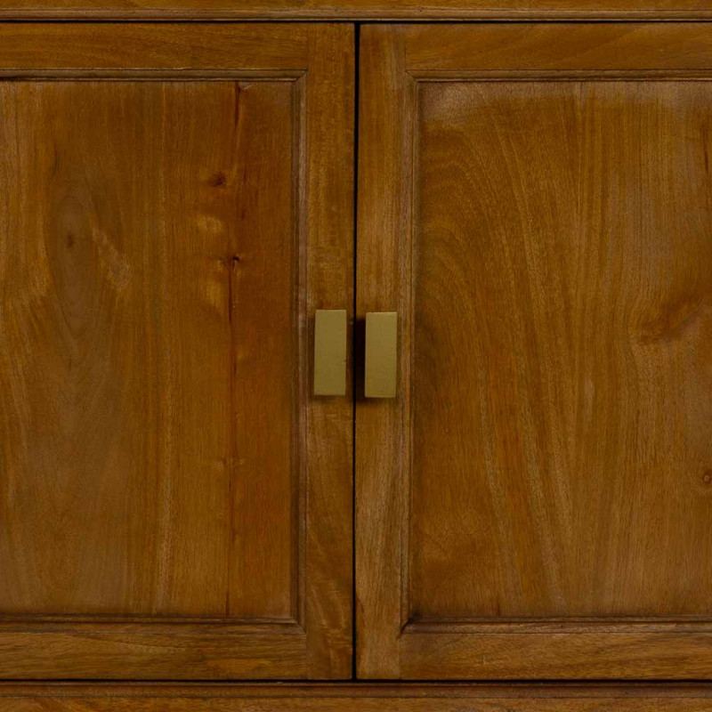 Armoire bois de manguier marron 4...