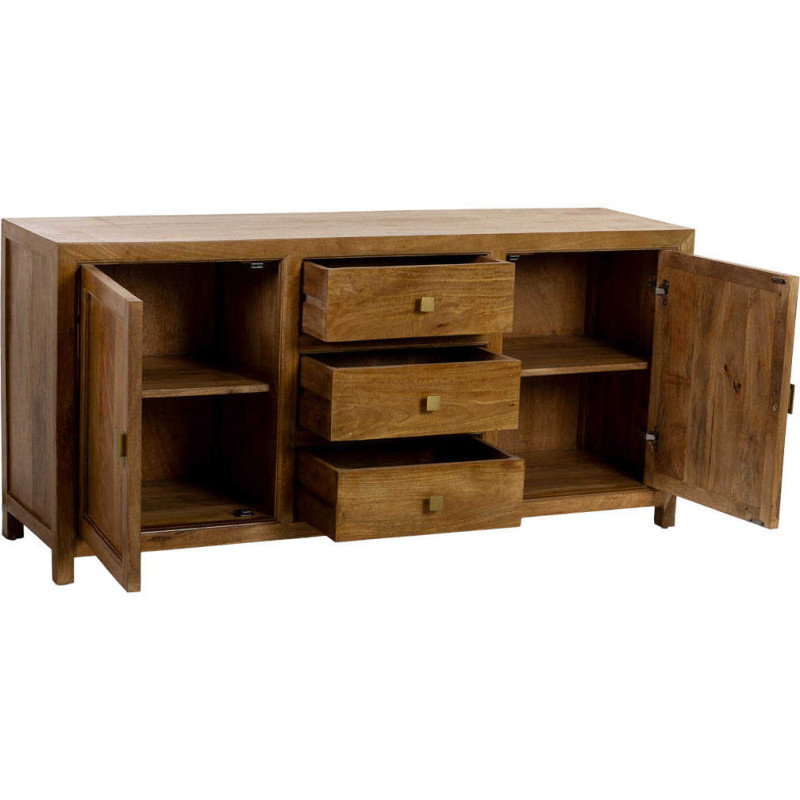 Buffet bois de manguier marron 2...
