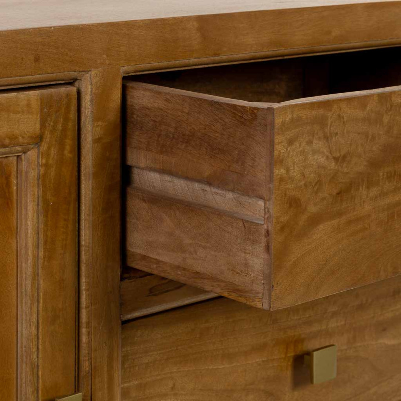 Buffet bois de manguier marron 2...