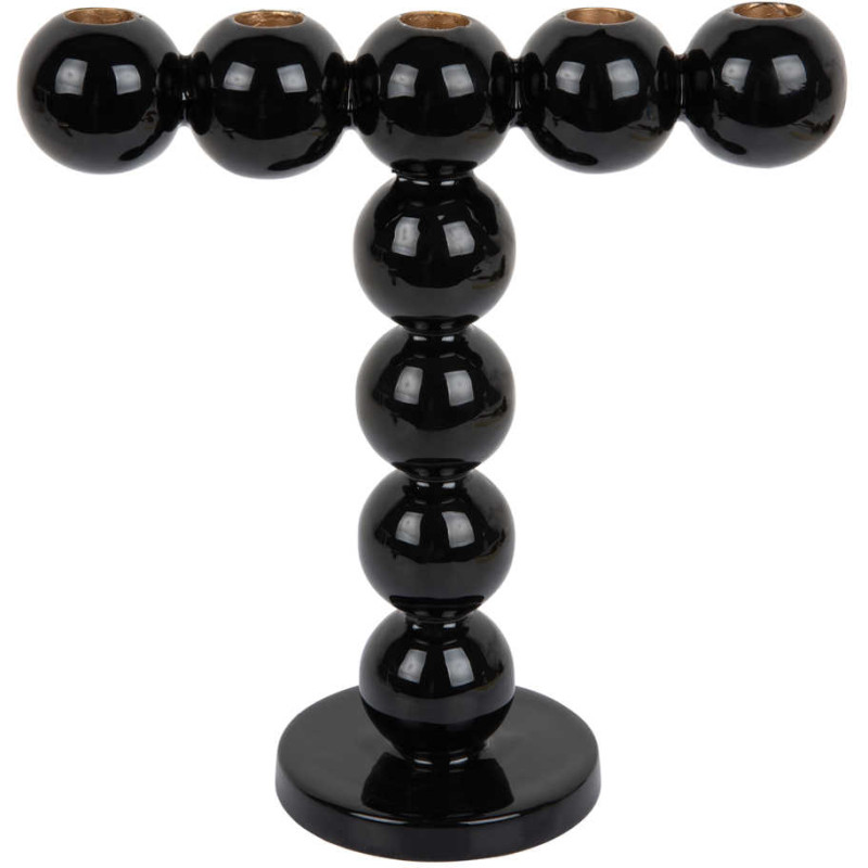 Bougeoir chandelier design noir...