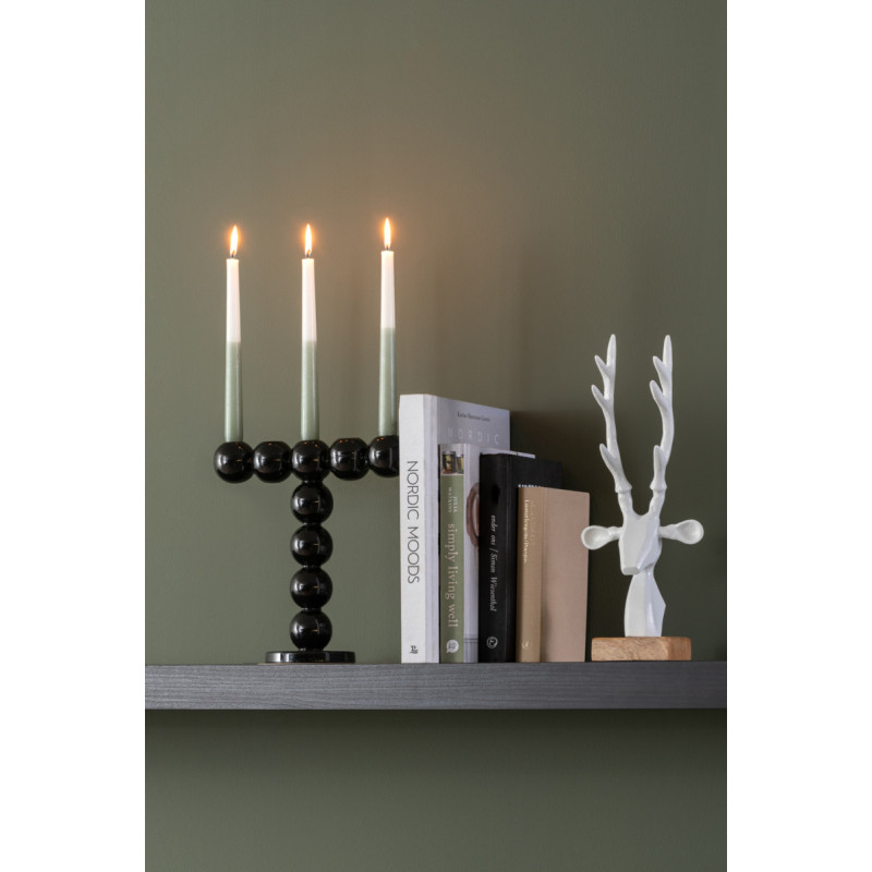 Bougeoir chandelier design noir...