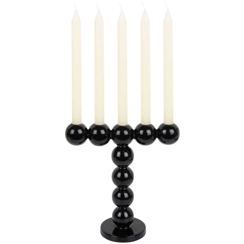 Bougeoir chandelier design noir...