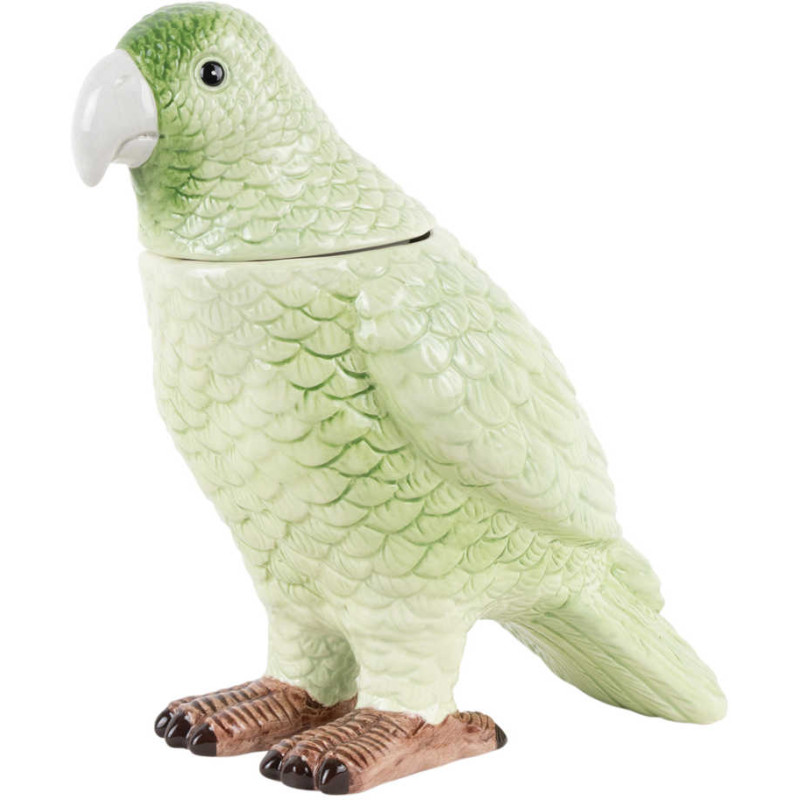Pot de rangement oiseau vert en...