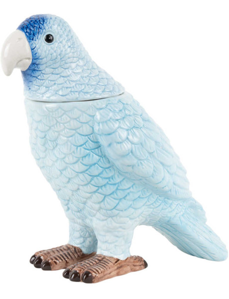 Pot de rangement oiseau bleu en céramique 23x12,3x20,7 cm...