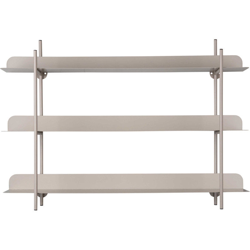 Étagère murale métal gris chaud 3...