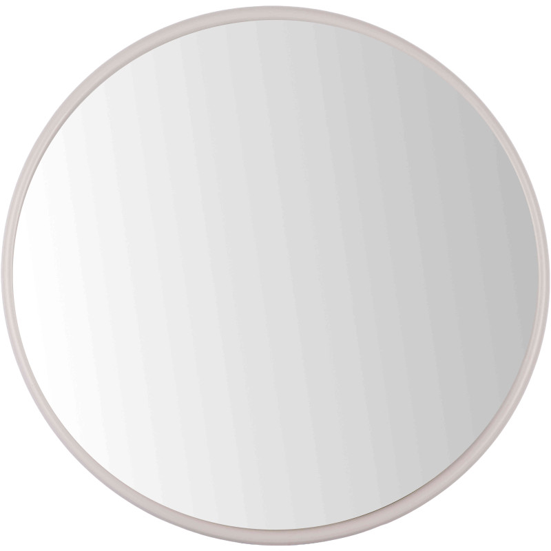 Miroir rond métal gris chaud 50 cm...