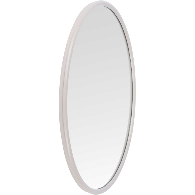 Miroir rond métal gris chaud 50 cm...