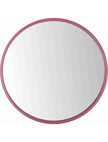 Miroir rond métal bordeaux 50 cm Riqueza
