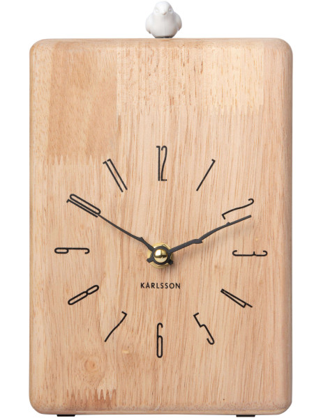Horloge coucou bois clair 14x6x20 cm Rama Cuckoo