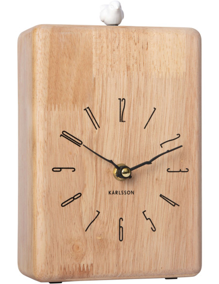 Horloge coucou bois clair 14x6x20 cm Rama Cuckoo