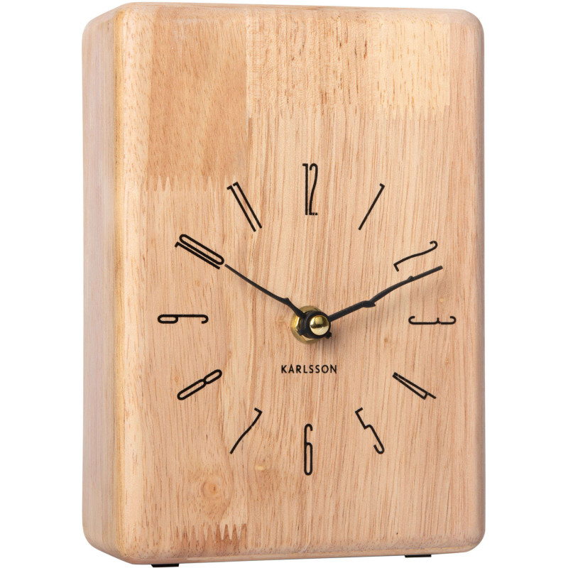 Horloge coucou bois clair 14x6x20 cm...