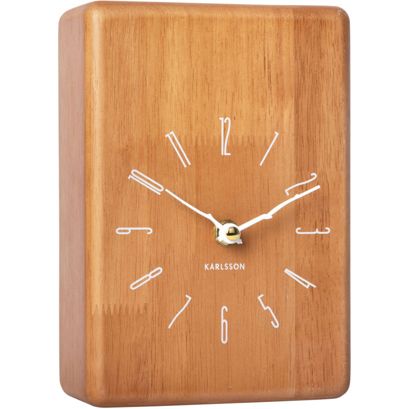 Horloge coucou bois foncé 14x6x20 cm...