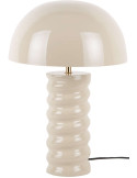Lampe à poser champignon gris chaud 30x45 cm Gracio
