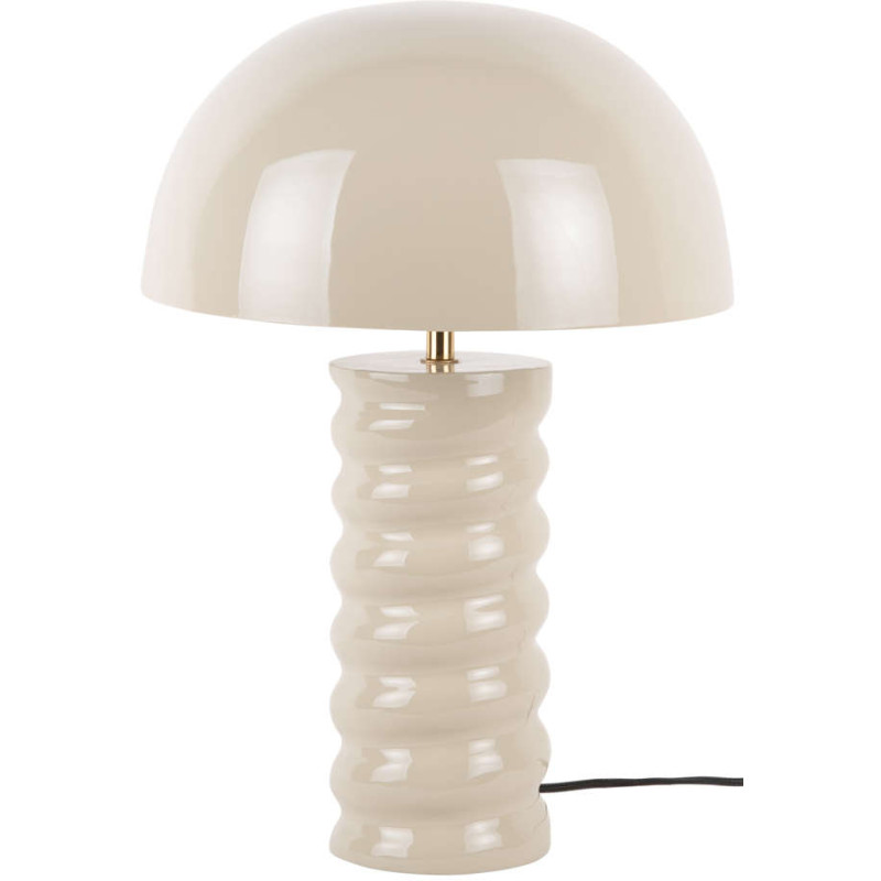 Lampe à poser champignon gris chaud...
