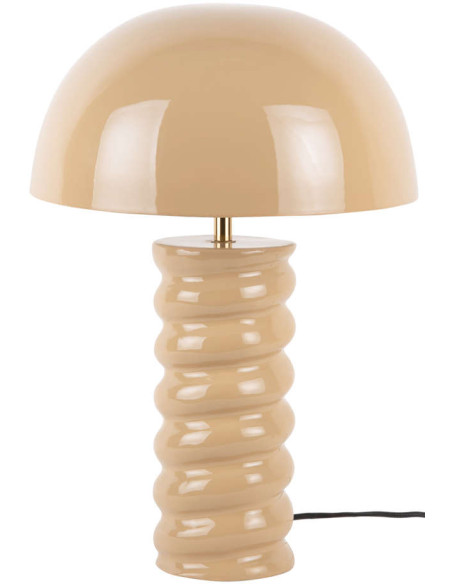 Lampe à poser champignon marron doux 30x45 cm Gracio