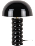 Lampe à poser champignon noire métal 30x45 cm Gracio