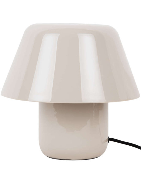 Lampe champignon gris chaud métal Afan
