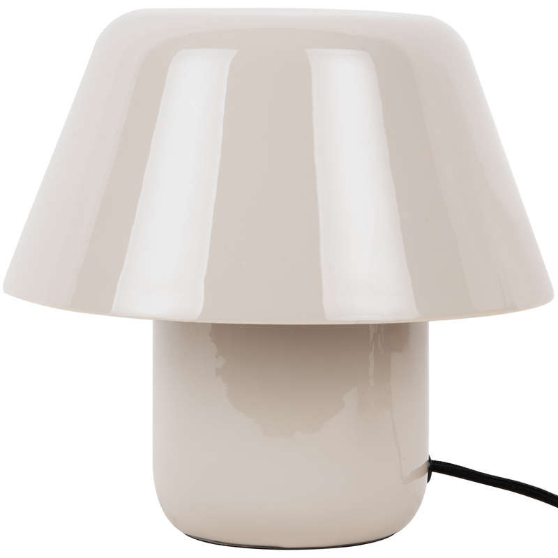Lampe champignon gris chaud métal Afan