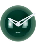 Horloge murale verte rétro silencieuse 15 cm Retro Cap