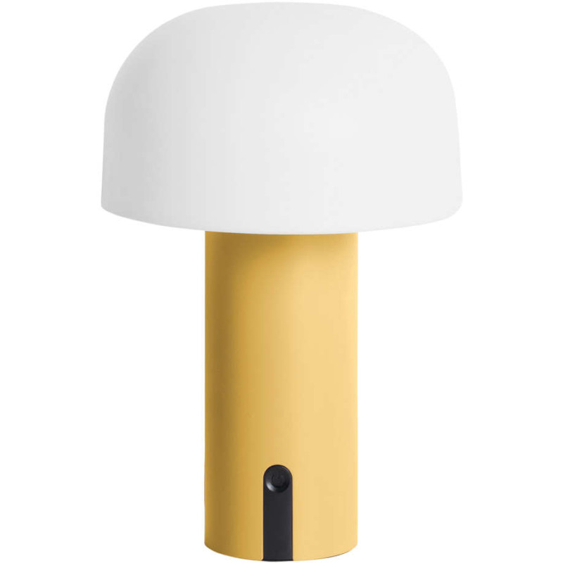 Lampe à poser LED sans fil jaune ocre...