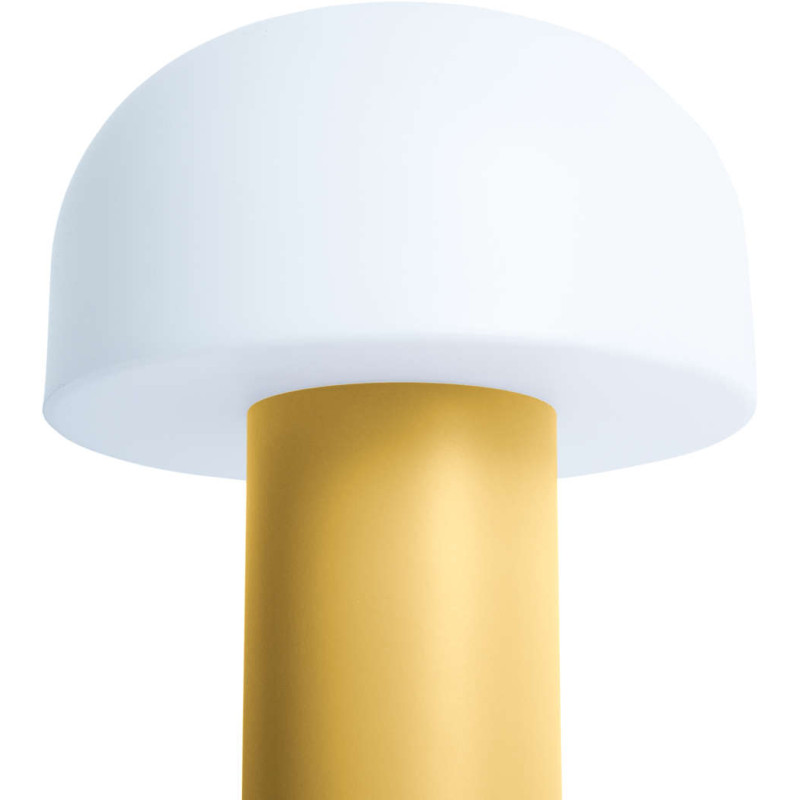 Lampe à poser LED sans fil jaune ocre...